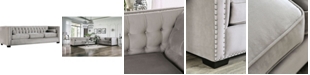 Furniture of America Cantar Upholstered Sofa